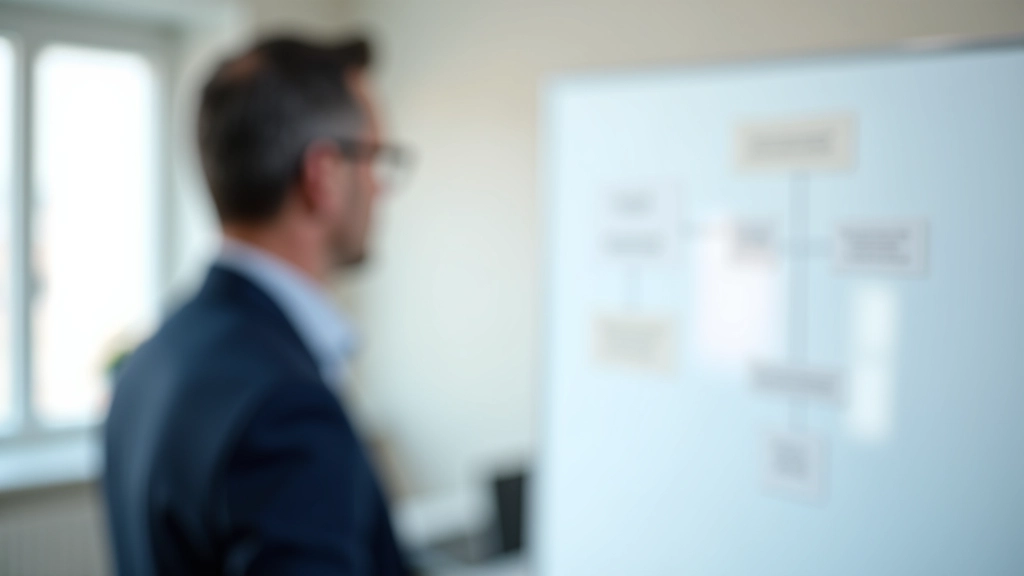 Schermo mostrando layout di landing page con evidenziazione della gerarchia visiva, frecce che indicano il percorso dello sguardo dell'utente